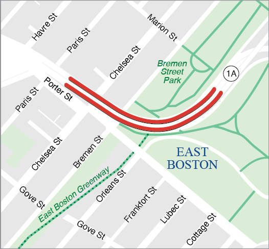 Boston: Bridge Preservation, B-16-235 (39T and 3A0), Route 1A over Chelsea Street/Bremen Street and Railroad Boston: Bridge Preservation, B-16-235 (39T and 3A0), Route 1A over Chelsea Street/Bremen Street and Railroad